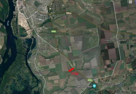 Billboard B in Zaporizhzhya highway, 3x6  Simferopil's'ka trasa, v'izd v m. Zaporizza zi storoni Vasilivki scheme