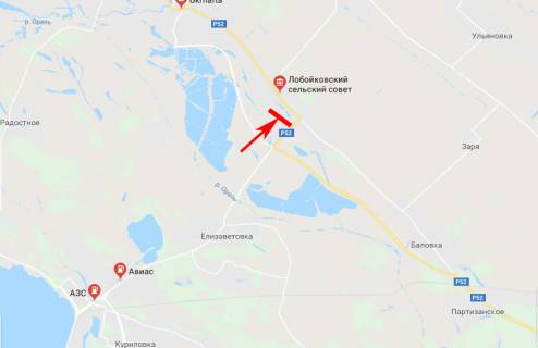 Billboard B in Loboykivka, 3x6  s. Lobojkivka, rozv'azka v storonu smt Caricanka, smt Magdalinivka scheme