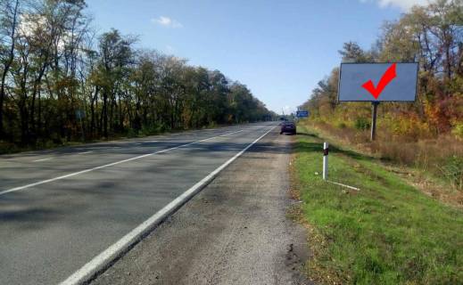 Billboard A in Zaporizhzhya, 3x6  Orihivs'ke sose, v'izd v m. Zaporizza Photo 1