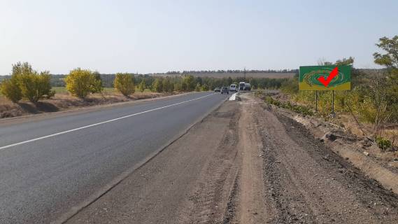 Billboard A in Zaporizhzhya highway, 3x6  Simferopil's'ka trasa, AZS VOG, v'izd v m. Zaporizza zi storoni Vasilivki Photo 1