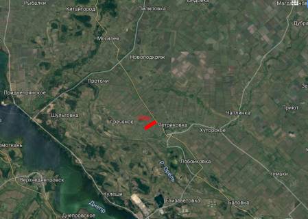 Billboard A in Zaporizhzhya Caricanka - Lobojkivka - Dnipro, v storonu m. Dnipro scheme