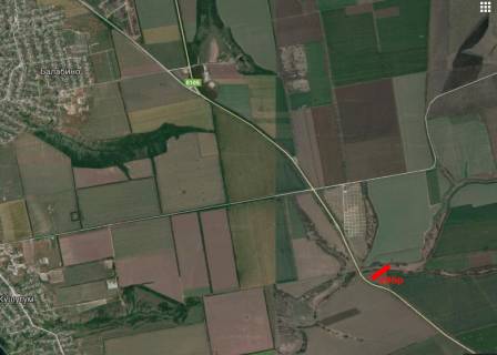 Billboard A in Zaporizhzhya highway, 3x6  Simferopil's'ka trasa, AZS VOG, v'izd v m. Zaporizza zi storoni Vasilivki scheme