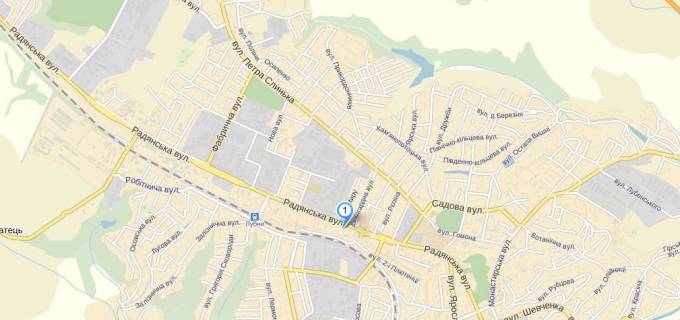 Billboard A in Lubny, 3х6  Lubny/ prosp. Vladimirskij 91 scheme