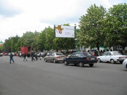 Billboard A in Lubny, 3х6  Lubny/ prosp. Vladimirskij 46 (r-n mag. Kievskij) Photo 1