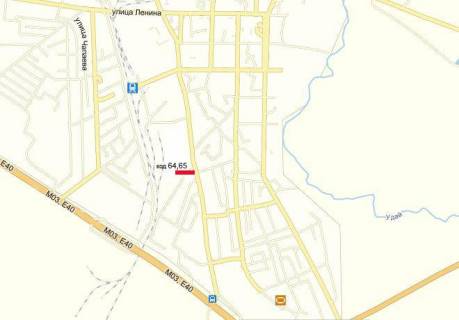 Billboard A in Piryatin Piratin / st. Evropejskaa 100 scheme