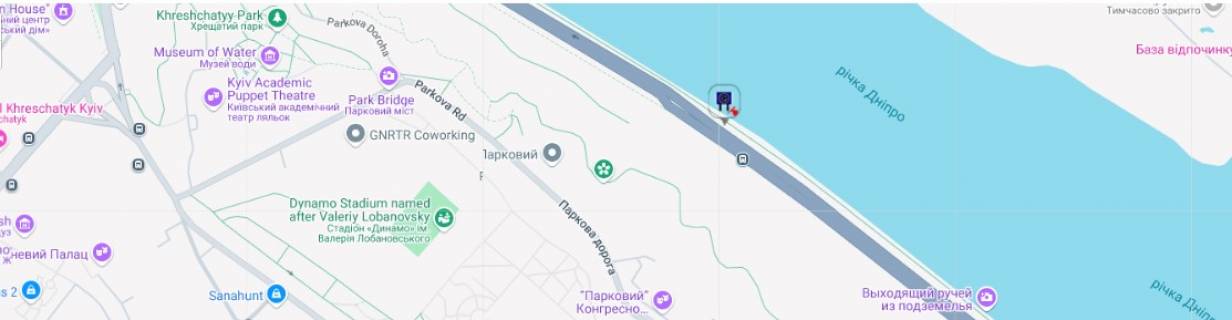 Video Billboard A in Kyiv, 3.14x2.32  Naberezne sose (2),(za 800 metriv do Parkovogo mostu po hodu vid mostu Metro) - 337154 scheme