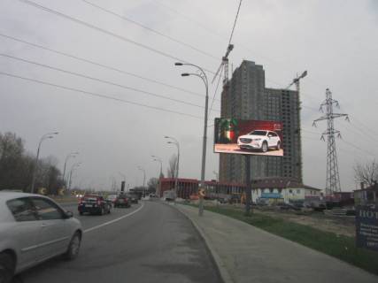 Video Billboard A in Kyiv, 6x3  Набережно-Рибальська вул.(200 метрів від ТРЦ "Блокбастер Молл", рух в напрямку центру міста) - 613660 Photo 1