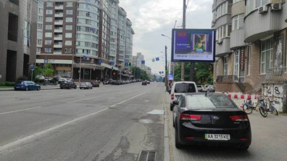 Video Billboard + in Kyiv, 0x0  Антоновича вул.,140/Єжі Гедройця вул., 250 м.від Володимирського ринку, рух в нарямку ст. метро "Либідська" - 612666 Photo 1