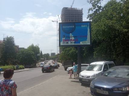 Video Billboard A in Kyiv, 3.14x2.32  Konoval'ca Evgena (Sorsa), 27 na svitlofori navproti supermarketu "Sil'po" - 391094 Photo 1
