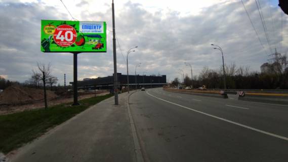 Video Billboard A in Kyiv, 6x3  Naberezno-Ribal's'ka, 400 metriv do prospektu Stepana Banderi, ruh z centru mista, livoruc - 305917 Photo 1