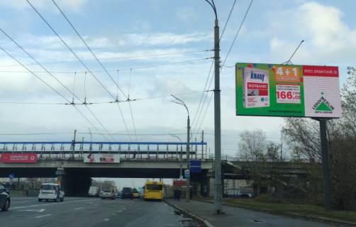 Video Billboard A in Kyiv, 6x3  Шухевича пр-кт/ Оноре де Бальзака вул., рух від Північного мосту - 613238 Photo 1