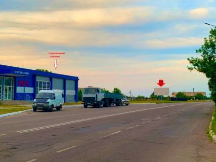 Billboard B in Kakhovka, 3х6  Melitopol's'ka (navproti KEMZ)_B Photo 1