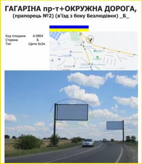 Billboard B in Kharkiv Merefans'ke sose, Supermarket "ATB", smt.Visokij, st.Osepkova, 20A. Photo 1