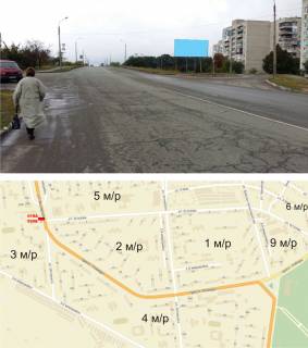 Billboard A in Lozova, 3х6  Torgovyj rynok 2,  av. Pobedy, 3 Photo 1