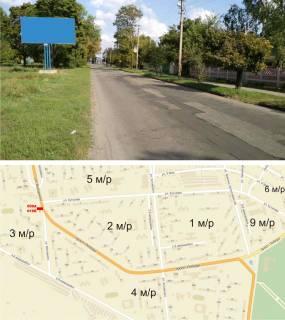 Billboard A in Lozova, 3х6  st.Pavlogradskaa, 79 Photo 1