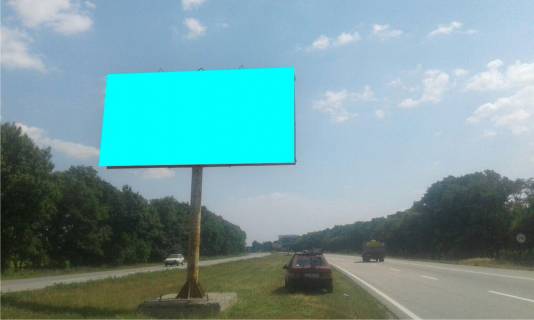Billboard A in Chuguiv, 3х6  Har'kov - Cuguev, Kiev-Har'kov-Dolzanskij 534 km (v'ezd v Cuguev) Photo 1