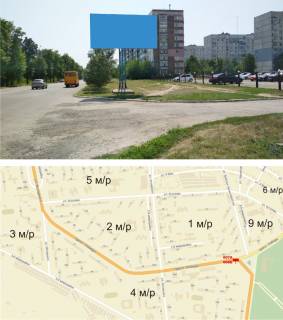 Billboard A in Lozova, 3х6  m-n 4, avtostoanka "Antilopa Gnu", DK Photo 1