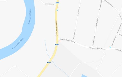 Billboard A in Slovyansk, 3*6  per. Aleksea Tihogo 1 (na vyezde so Slavanska) scheme