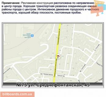 Prismatron, Prism A in Odessa, 3х6  No75 st.Srednefontanskaa ,45 v centr goroda - 28180 scheme