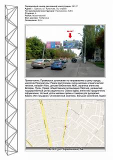 Prismatron, Prism A in Odessa, 3х6  No147 st.Krasnova,5 -  mag." ALLO",  v centr - 28287 Photo