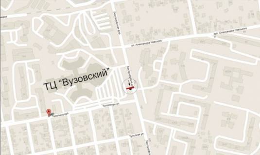 Prismatron, Prism A in Odessa, 3х6  No74 st.Lustdorfskaa doroga - TC "Vuzovskij" - "Tavria" iz centra st A - 457823 scheme