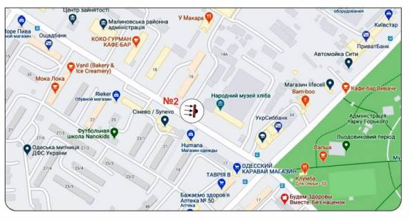 Billboard B in Odessa, 3х6  M0002 ул. Ген.Петрова ,14 - ул Космонавтов , въезд на рынок Черемушки ст Б scheme