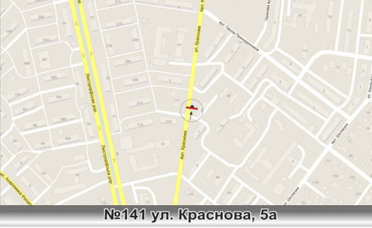 Prismatron, Prism A in Odessa, 3х6  No141 st.Krasnova,5 - mag." ALLO", v centr - 457912 scheme