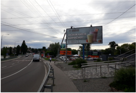 Billboard A in Petropavlivska Borshchagivka, 6х3 м  с. Петропавлівська Борщагівка, вул. Соборна (біля магазину «Фора») Photo 1