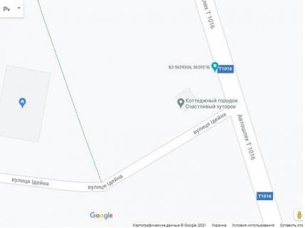 Billboard B in Gnidin, 3x6  ZK Idea, st. Idejna , Avtodoroga T 106 Kiiv -Gnedin , Zliva , iz Kieva scheme