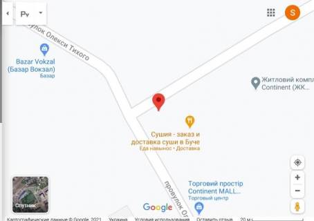 Citylight A in Irpin, 1,2х1,8  Irpen' ,  Park vozle ZK Kontinent scheme