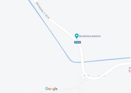 Billboard B in Gnidin, 3x6  KG Saslivij Hutorok 750m, Avtodoroga T 106 Kiiv -Gnedin, Sprava, iz Kieva scheme