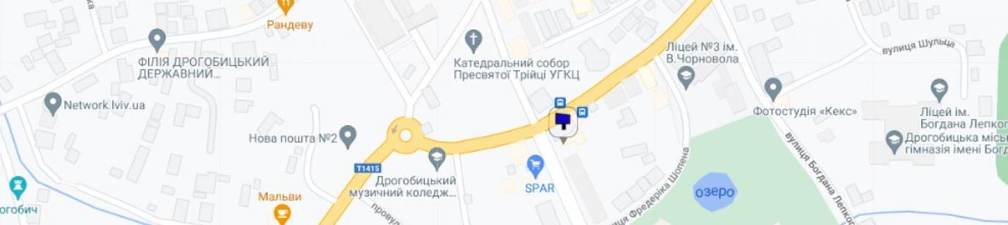 Billboard A in Drogobich, 5,5*2  ul Truskavec'kaa, scheme