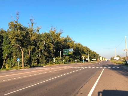 Billboard B in Zhytomyr, 3х6  Київське шосе, 145,виїзд з міста в напр. Києва, знак-стела "ЖИТОМИР",с.Глибочиця, дачний масив, до розв"язки на об"їзну на Вінницю Photo 1