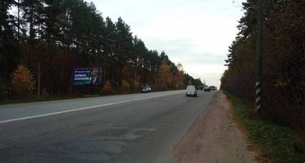 Billboard B in Zhytomyr trasi, 3х6  vyezd iz goroda v naav. Berdiceva, Vinnicy, Berdicevskoe sosse, znak-stella "ZITOMIR",  ; ot AZS OKKO, VOG, stroitel'nyj market, ATB, miniotel' "Sale", s.Zarecany, dacnyj massiv,posle povorota na ob"ezdnuu na Kiev Photo 1