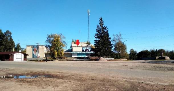 Billboard A in Zhytomyr, 3х6  trassa zit.kor.st. Cernahovskaa, 1 centr, dom kul'tury, fasad, levyj Photo 1