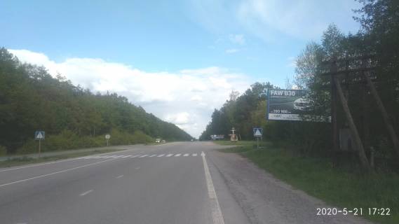 Billboard A in Ivanivtsi (Ivanivka), 3х6  v"ezd v gorod so st. L'vova, s trassy Kiev-Cop, znak-stella "ZITOMIR", s.Dovzik, Ivanovka, prigorodnyj dacnyj massiv, restoran "Hutorok" Photo 1