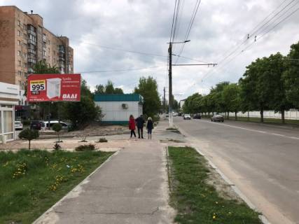 Billboard B in Berdychiv, 3х6  st. Cudnovskaa, 129, iz centra, ZK "Avila", ZK "Riversiti",ZK "Teterevskij bul'var", sportkompleks "Dinamo", market Lazurnyj Photo 1