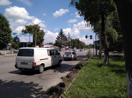Billboard B in Zvyagel (Novograd-Volinsky), 3х6  st. Sevcenko -Nikolaeva, TC "Sputnik", "Vopak", v centr Photo 1