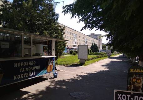 Citylight B in Zvyagel (Novograd-Volinsky), 1,8х1,2  st. Sevcenka, 33, z centru, "Ukrsibbank" (m.1) Photo 1