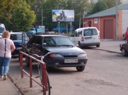 Billboard A in Zvyagel (Novograd-Volinsky), 3х6  st. Sevcenko -Nikolaeva, TC "Sputnik", "Vopak" Photo 1