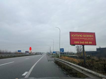Billboard B in Zhytomyr, 3х6  трасса Киев-Чоп, с. Березина, 1 км от въезда в Житомир, АЗС Сокар, ВОГ, ЮПіДжі, СТО MAN, напротив АЗС ВОГ, ОККО, Ультра, Сокар, в напр. Киева, правый Photo 1