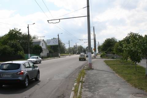 Billboard B in Teterivka, 3х6  st. Cudnovskaa, 51 (iz centra, 100m ot mosta, monument Slavy) Photo 1