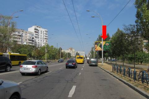 Billboard A in Kyiv, 6х3  st. Jordans'ka, 16, v storonu st. Malinovs'kogo, st.m. Obolon' Photo 1