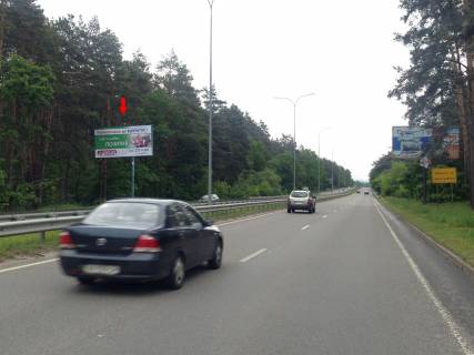 Billboard B in Vishgorod, 3х6  st. Bogatirskaa, Kiev, R-69, 2400 m ot certy goroda (trassa v storonu Mezigor'a, zoopark "12 mesacev" za zapravkoj WOG) / v"ezd v Kiev (Obolon') Photo 1