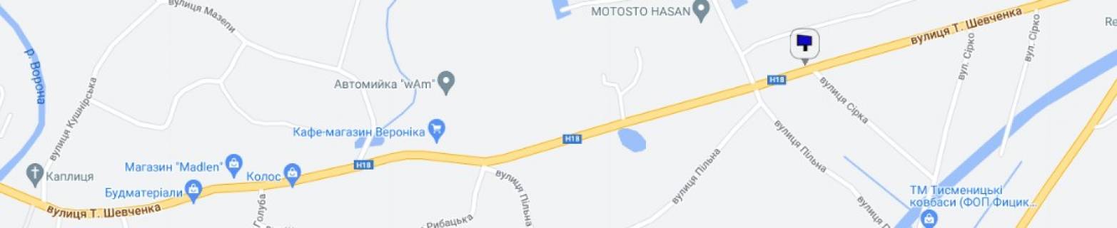 Billboard B in Tysmenitsa m.Tismenica (vizd zi storoni Kieva) No2 st.B scheme