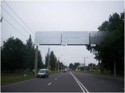 Billboard A in Kramatorsk, 6м*3м  st. Ordzonikidze, r-n zavoda EMSS, st. Sahalinskaa Photo 1