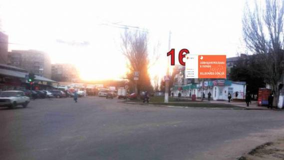 Billboard A in Slovyansk, 3х6  perehresta st. G.Batuka/st. Bul'varna (r-n Lisovij) Photo 1