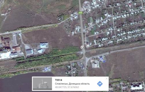 Billboard B in Slovyansk, 3x6  za z/d pereizdom, p.Semenivka (napramok na Harkiv, Svatogirs'k) scheme