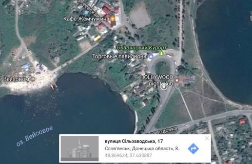 Billboard B in Slovyansk, 3х6  st. Sergiivs'ka, Slovkurort (kil'ce) scheme