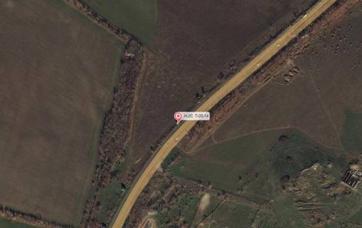 Billboard B in Slovyansk, 3x6  r-n optovo-ovocevogo rinku i na v'izdi v m. Slov'ans'k (napramok na Slov'ans'k) scheme